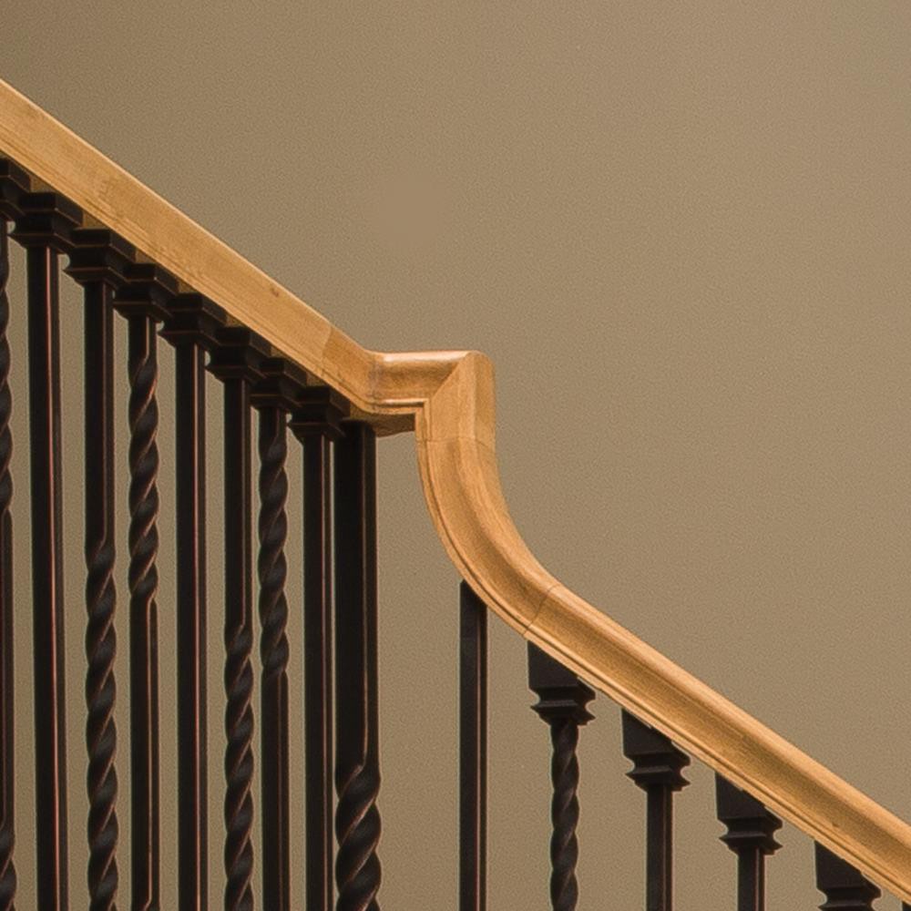 slide 3 of 4, L.J. Smith Stair Systems 2.25-in x 9.25-in Unfinished Wood Red oak Interior 7012 Angle, 1 ct