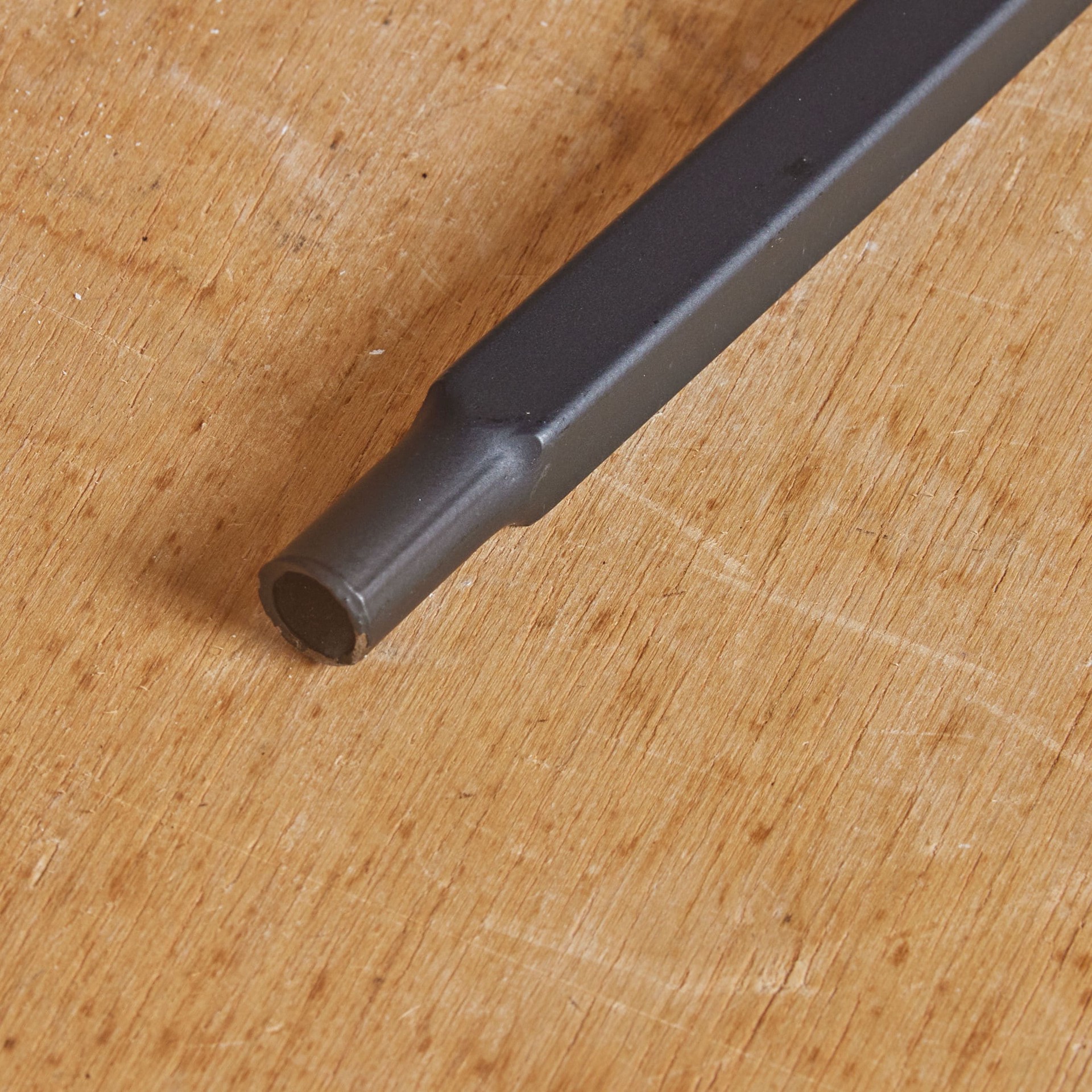 slide 2 of 6, L.J. Smith Stair Systems 44-in x 0.5-in Matte Black Wrought iron Pin top Stair Baluster, 1 ct