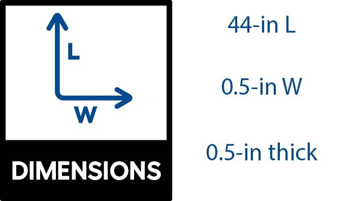 slide 6 of 6, L.J. Smith Stair Systems 44-in x 0.5-in Matte Black Wrought iron Pin top Stair Baluster, 1 ct