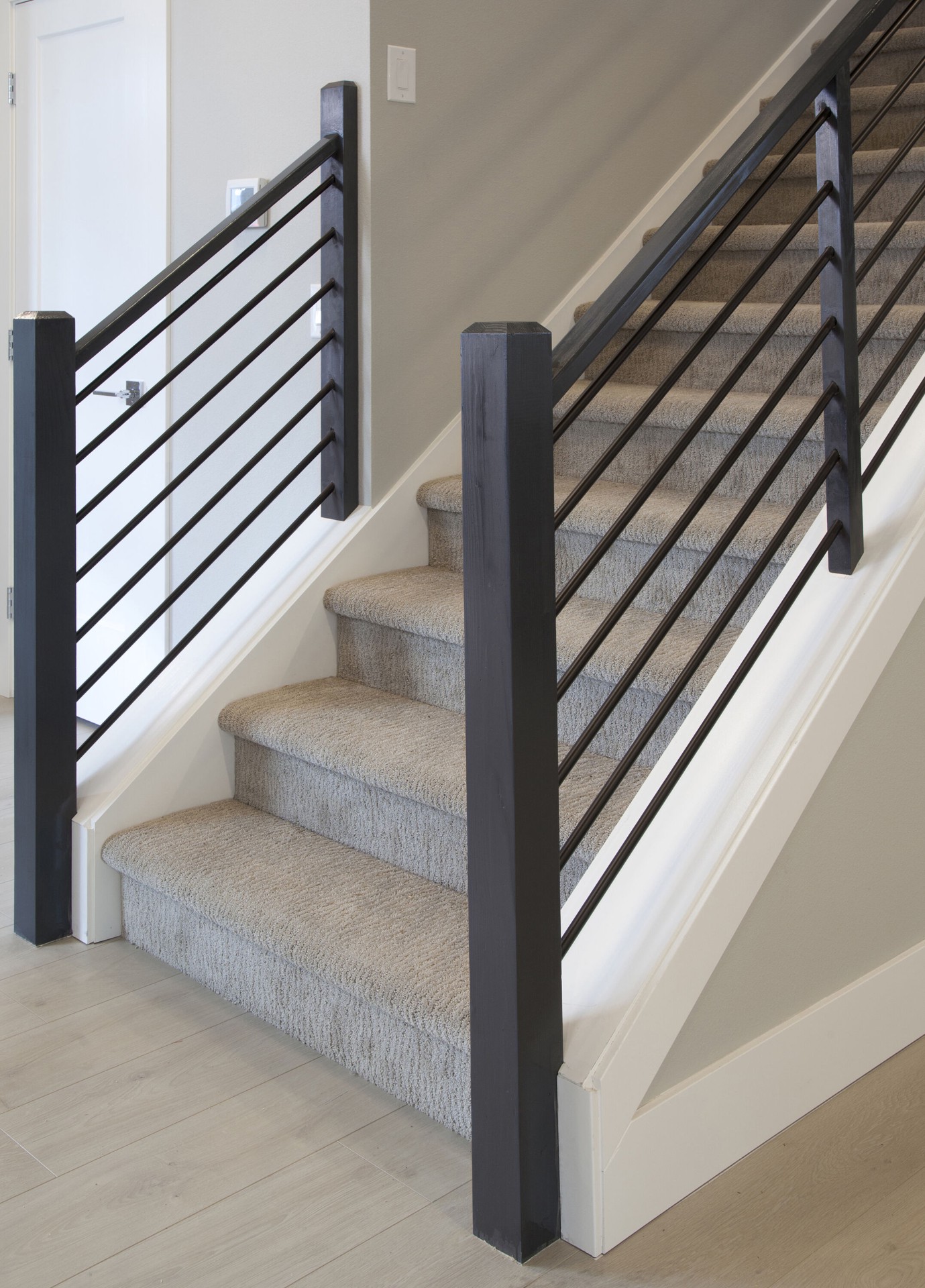 slide 4 of 6, L.J. Smith Stair Systems 58-in x 3.5-in Unfinished Poplar Craftsman Universal Stair Newel Post, 1 ct