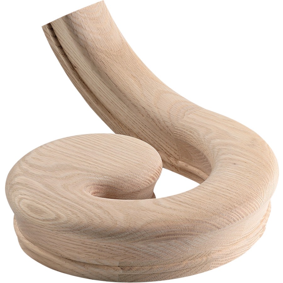 slide 1 of 4, L.J. Smith Stair Systems 2.25-in x 15-in Unfinished Wood Red oak Interior 7030 Fitting, 1 ct