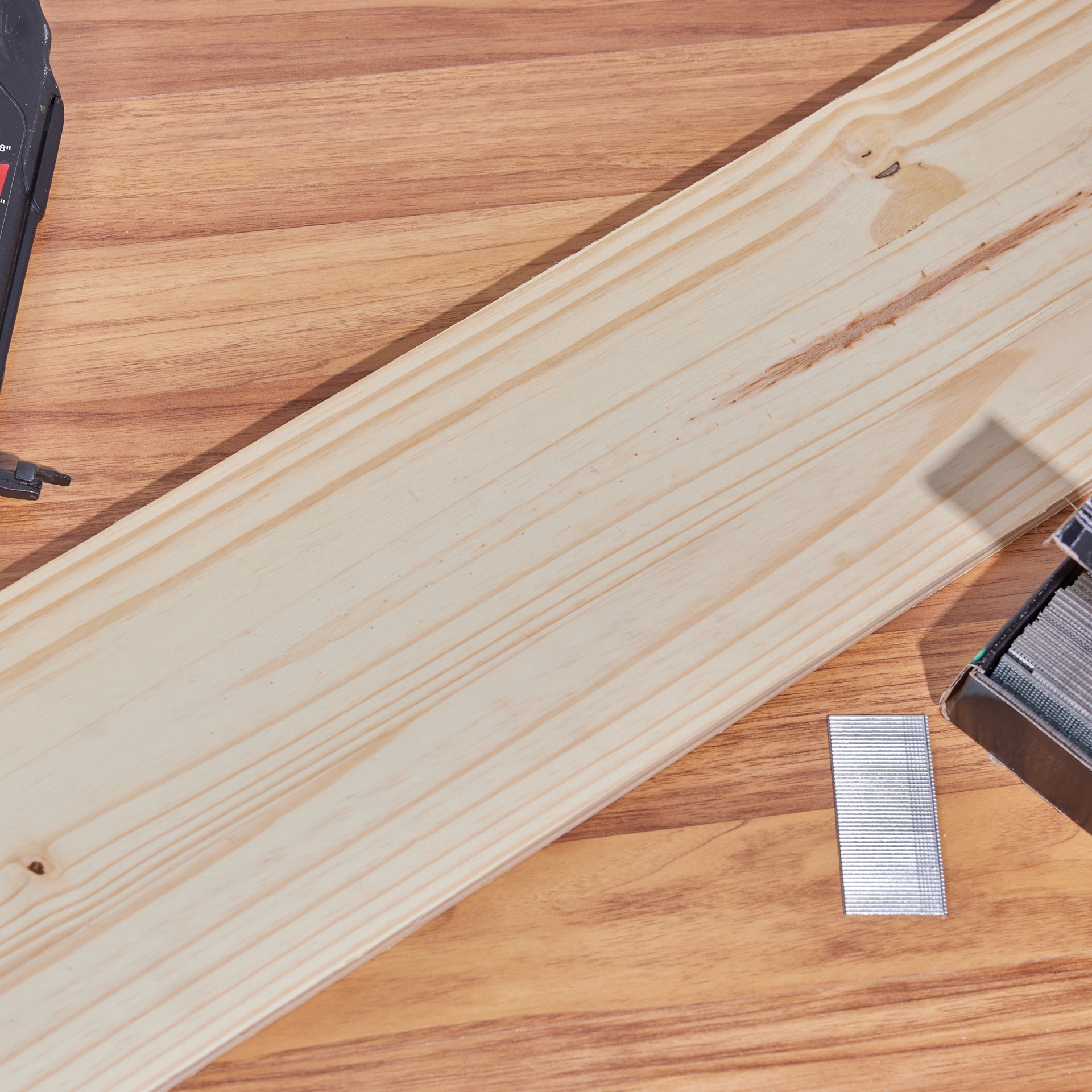 slide 2 of 4, RELIABILT 48-in x 7.5-in x 0.75-in Unfinished Pine Wood Stair Riser, 1 ct