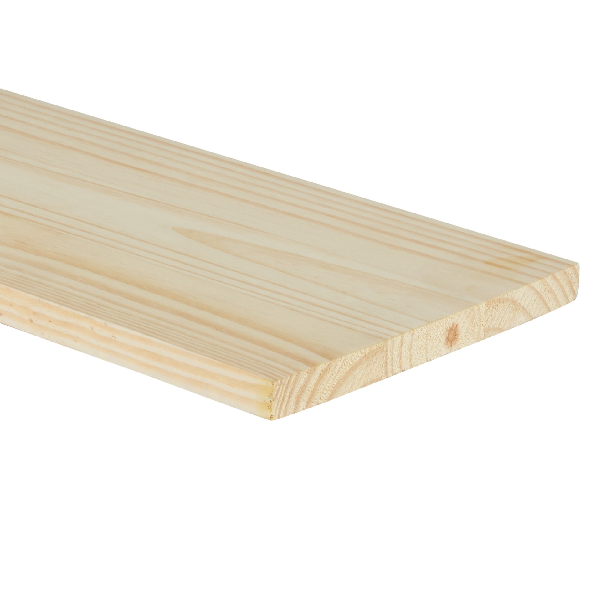 slide 3 of 4, RELIABILT 48-in x 7.5-in x 0.75-in Unfinished Pine Wood Stair Riser, 1 ct