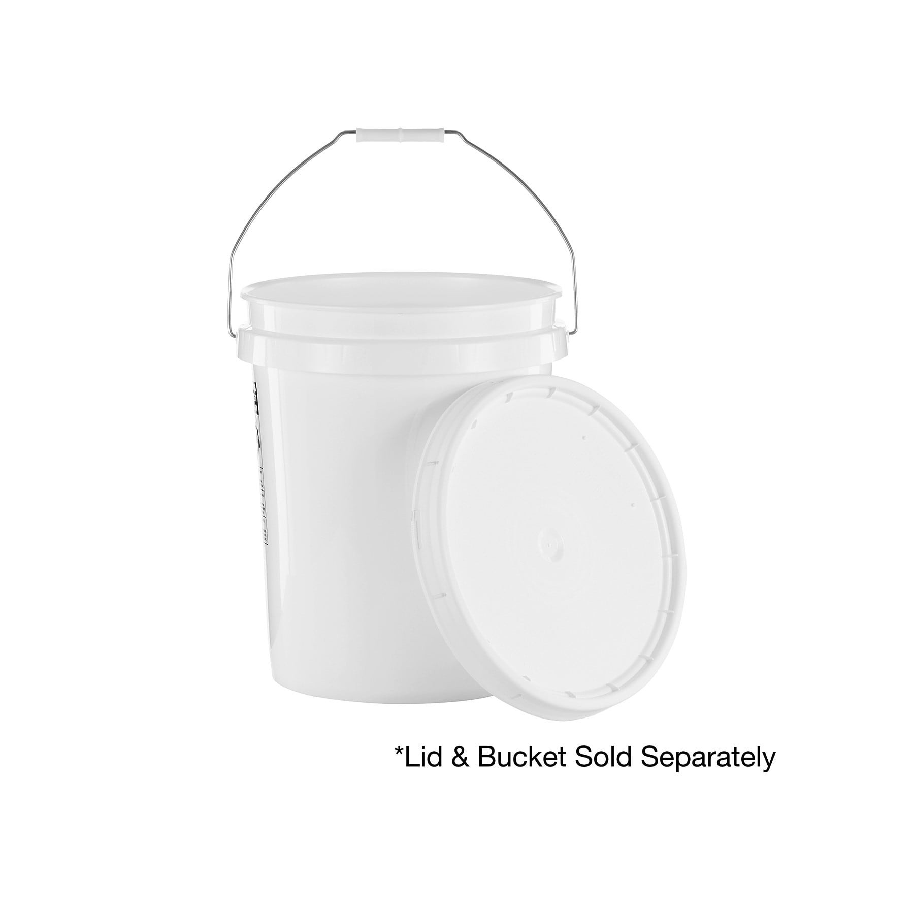 slide 3 of 6, United Solutions 5-gallon White Plastic Bucket lid, 1 ct