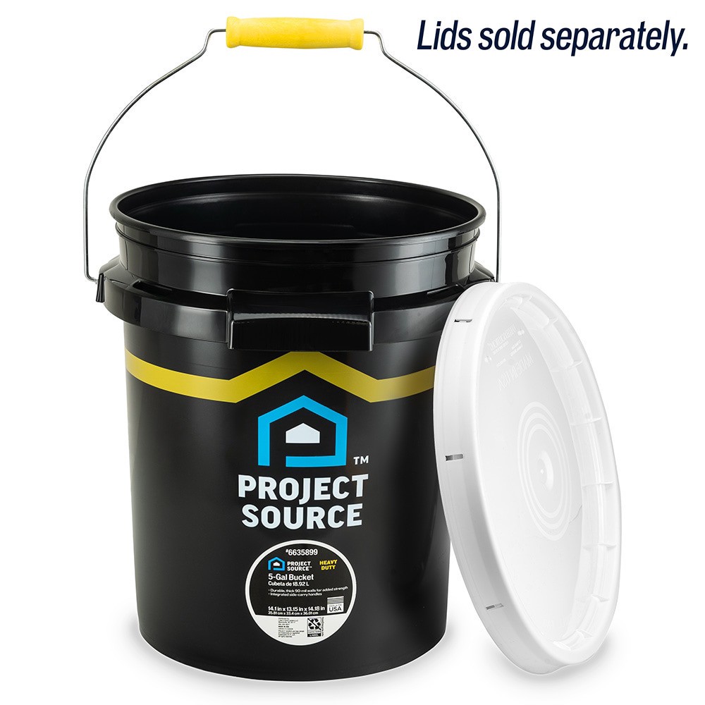 slide 6 of 6, United Solutions 5-gallon White Plastic Bucket lid, 1 ct