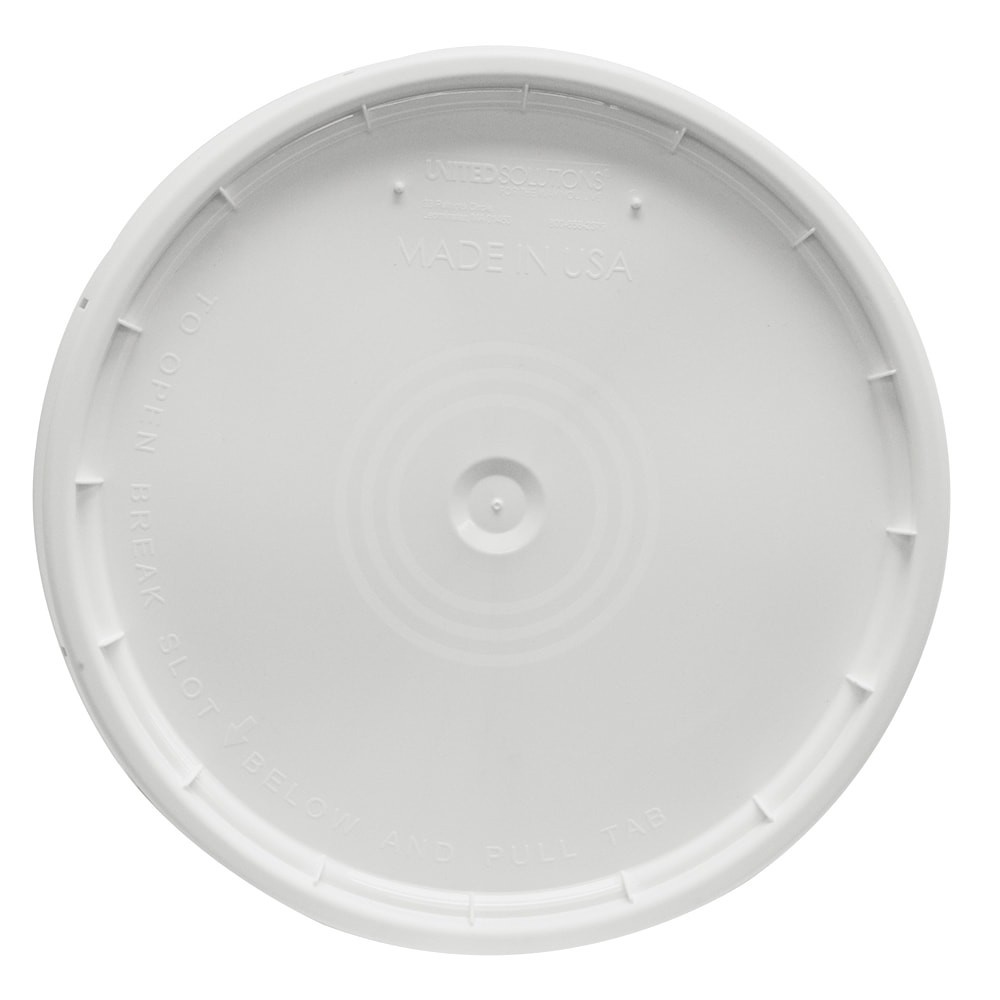 slide 1 of 6, United Solutions 5-gallon White Plastic Bucket lid, 1 ct