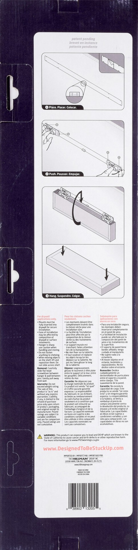 slide 4 of 6, High & Mighty 6-in D x 24-in L White Plastic Rectangular Shelf kit, 1 ct
