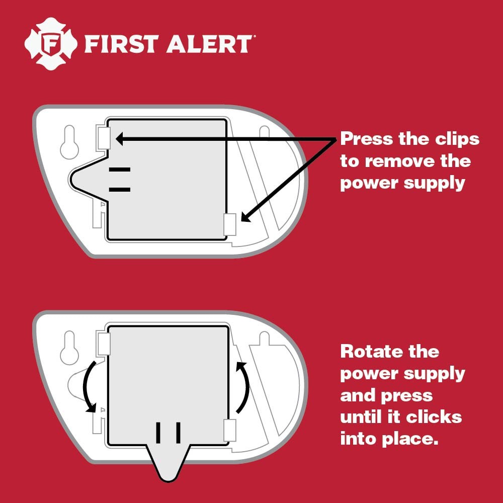 slide 5 of 6, First Alert Plug-in Natural Gas, Propane and Carbon Monoxide Detector, 1 ct