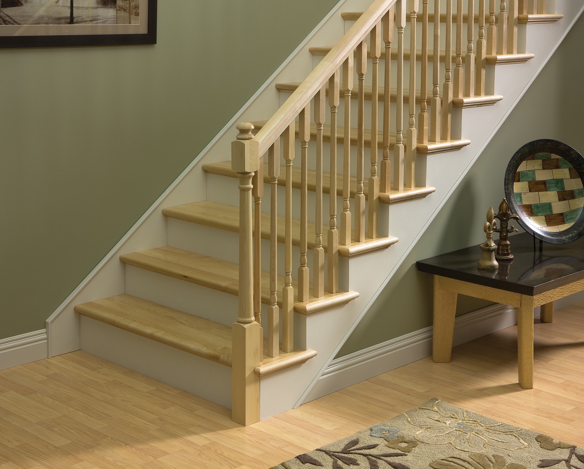 slide 2 of 4, RELIABILT 36-in x 11.25-in x 1.0625-in Unfinished Pine Bullnose Stair Tread, 1 ct