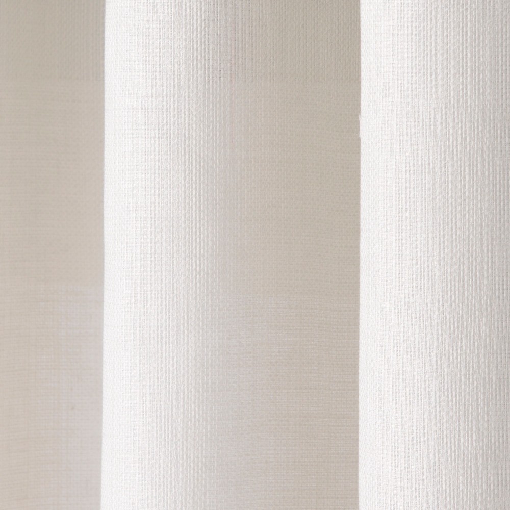 slide 5 of 5, Style Selections 84.0-in White Light filtering Grommet Single curtain panel, 1 ct