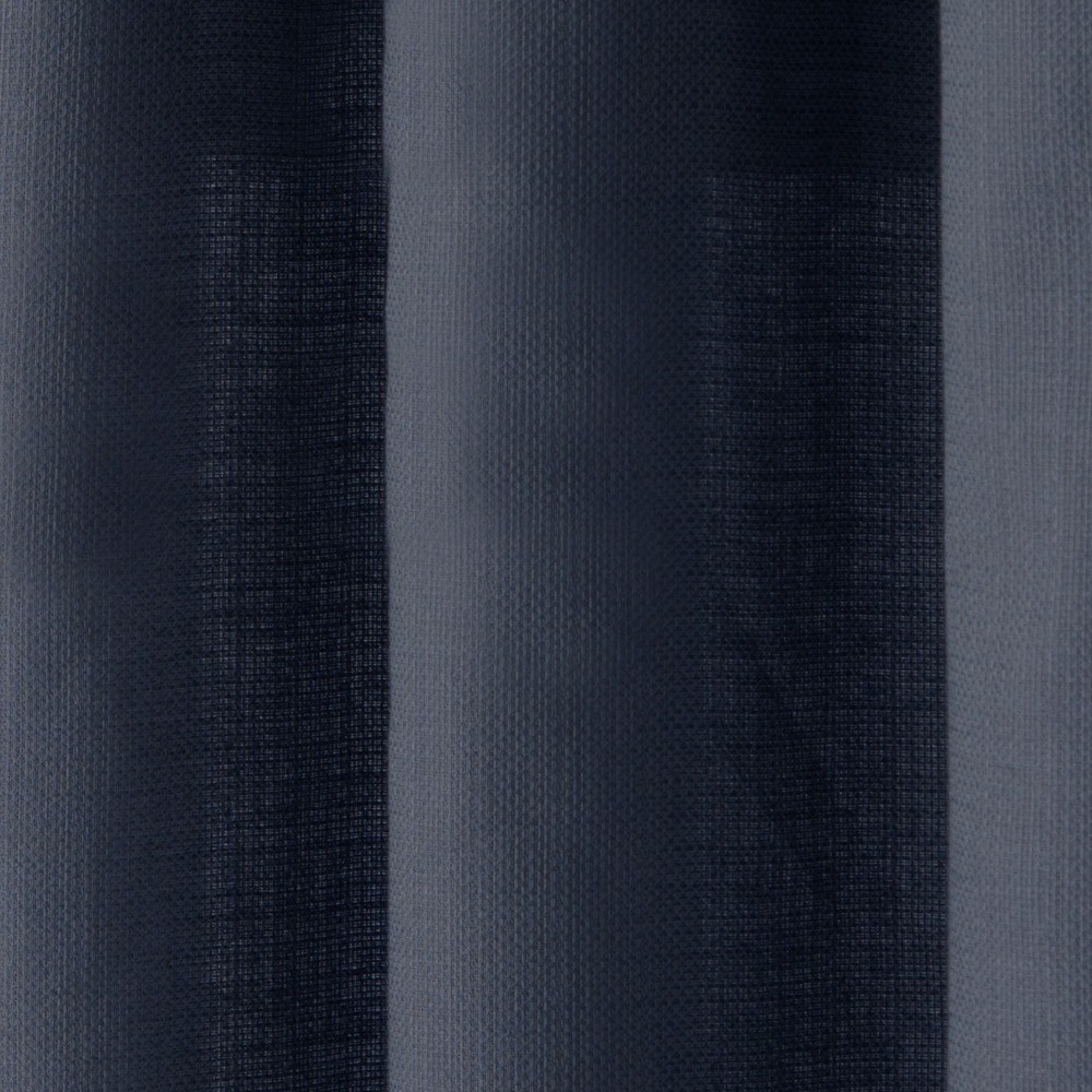 slide 4 of 4, LIVING LOGIC 84.0-in Navy Light filtering Grommet Single curtain panel, 1 ct