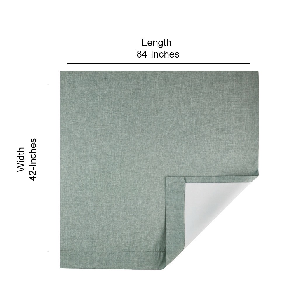 slide 3 of 6, Style Selections 84.0000-in Kale Blackout Thermal lined Back tab Single curtain panel, 1 ct