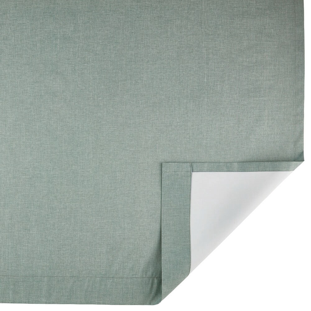 slide 5 of 6, Style Selections 84.0000-in Kale Blackout Thermal lined Back tab Single curtain panel, 1 ct