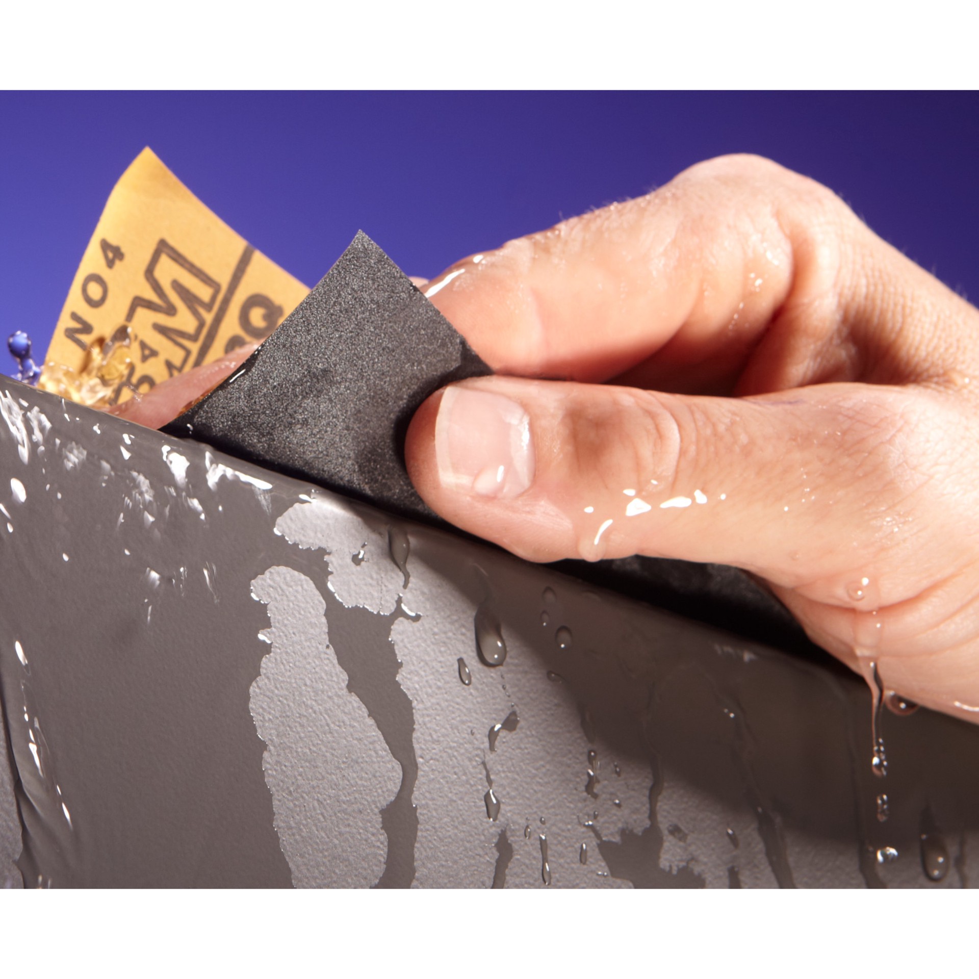 slide 3 of 3, 3M Imperial Wetordry Sandpaper Ultra fine 1500 -Grit Sheet Sandpaper 3.66-Inches W x 9.0-Inches L 10 -Pack, 1 ct