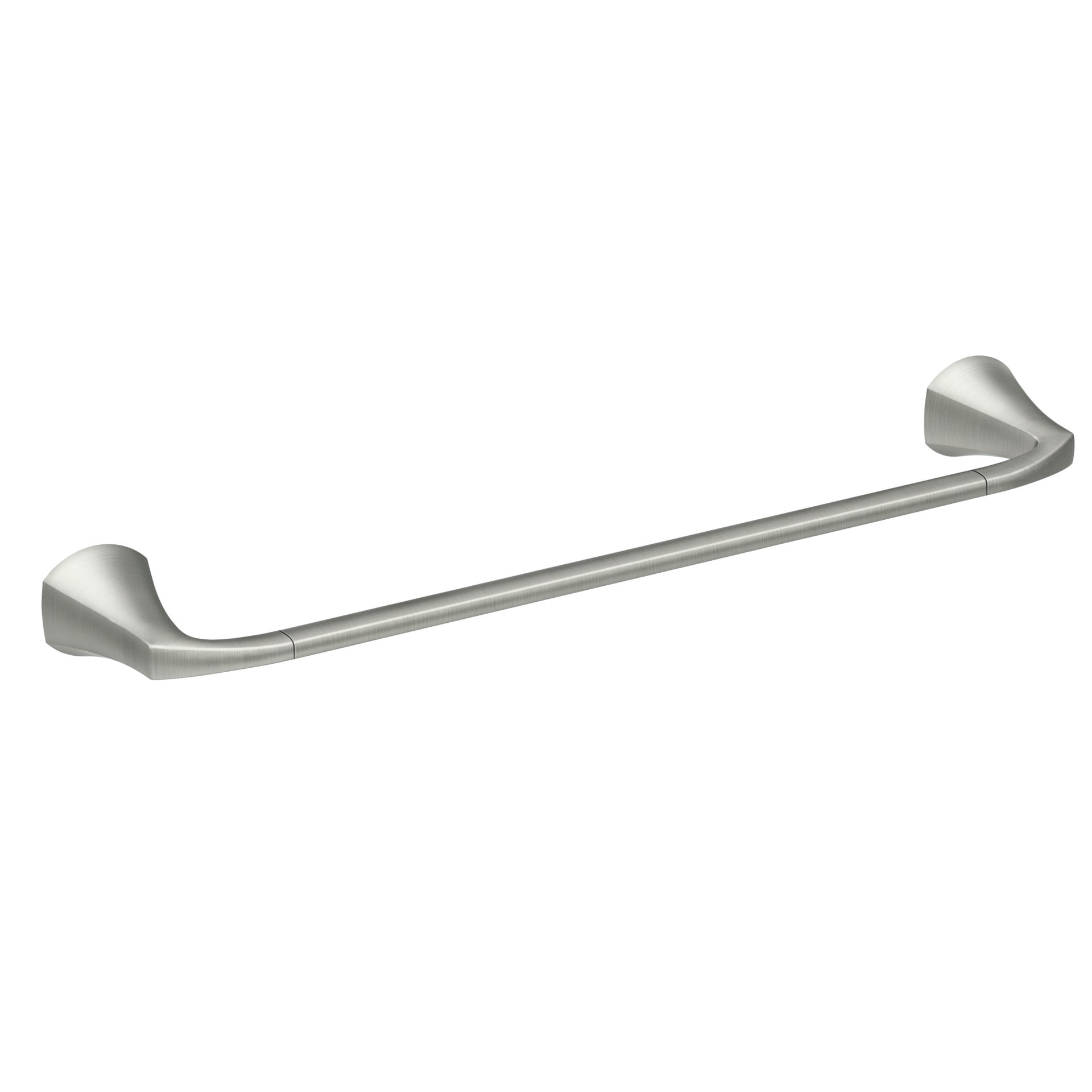 slide 1 of 6, Moen Lindor 24-in Brushed Nickel Wall mount Single Towel Bar, 1 ct
