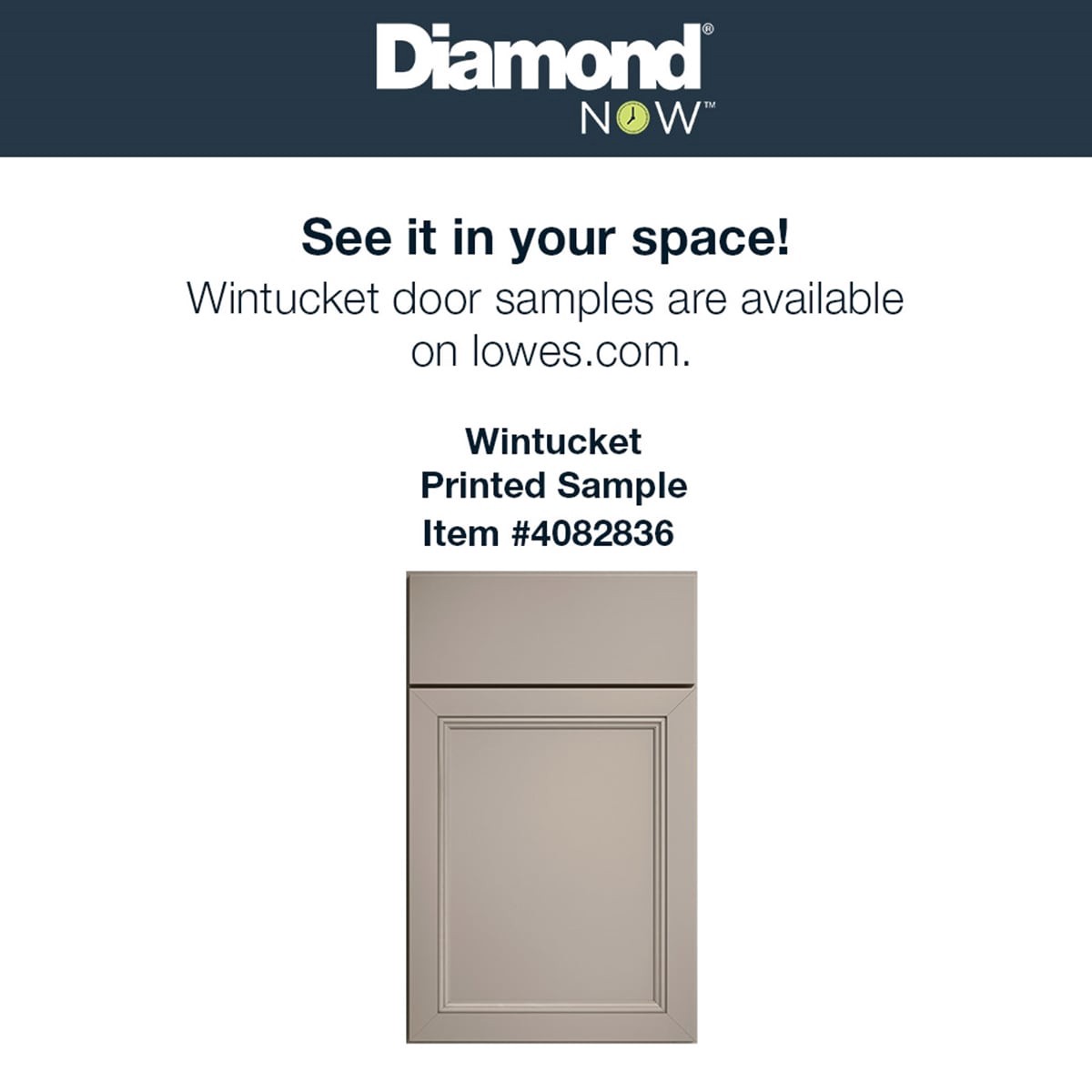 slide 6 of 6, Diamond NOW Wintucket 18-in W x 30-in H x 12-in D Cool Gray Wall Fully Assembled Cabinet Recessed Panel Square, 1 ct