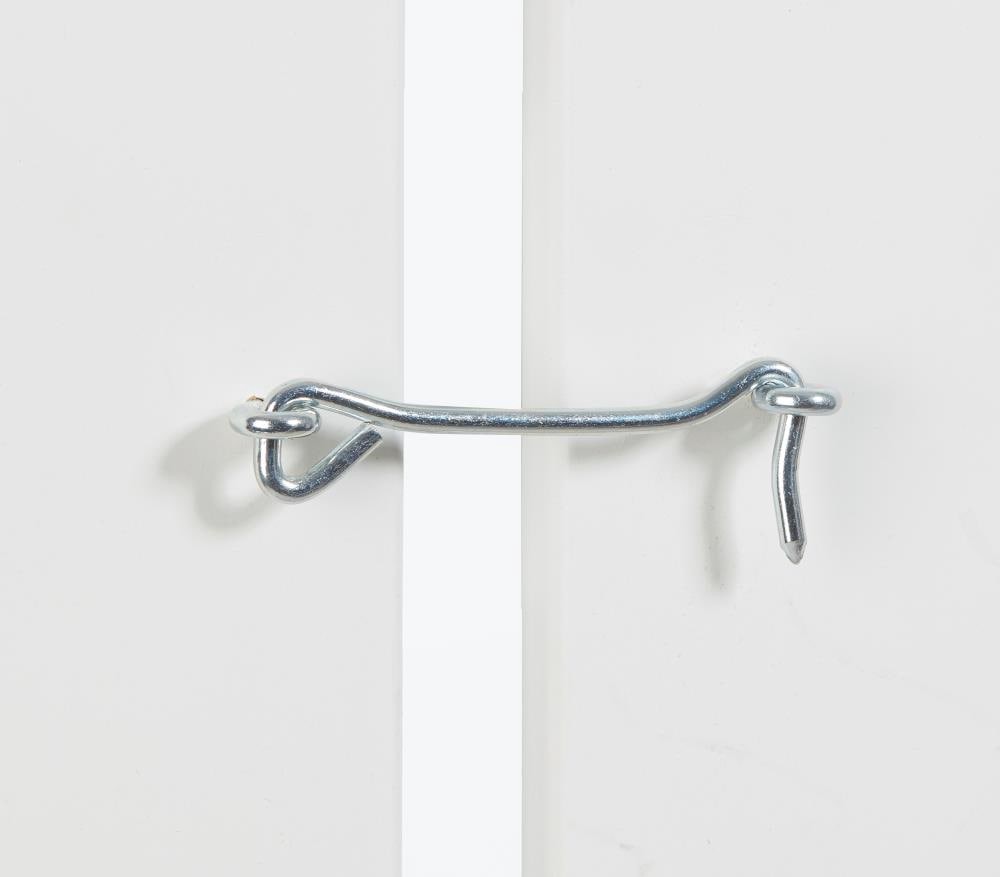 slide 3 of 4, National Hardware 3.93-in Zinc plated Steel Gate hook and eye, 1 ct