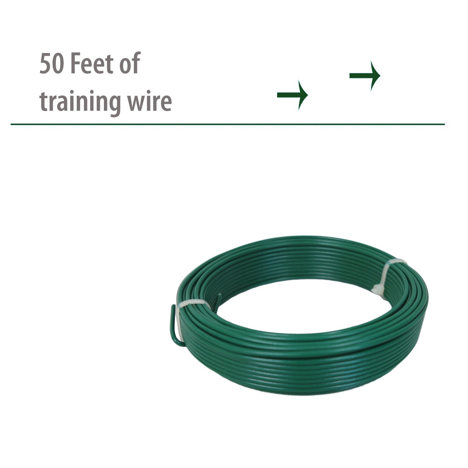 slide 4 of 4, 600-in Green Wire Traditional Plant prop, 1 ct