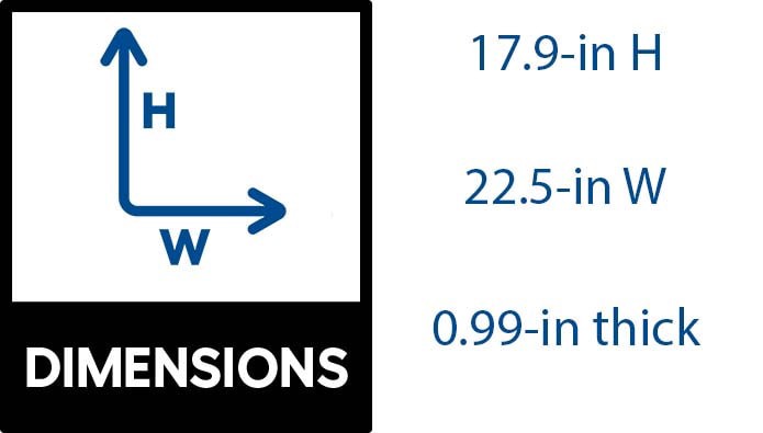 slide 2 of 6, Garden Accents 0.99-in x 22.5-in x 17.9-in Black Metal Steel Decorative fencing, 1 ct