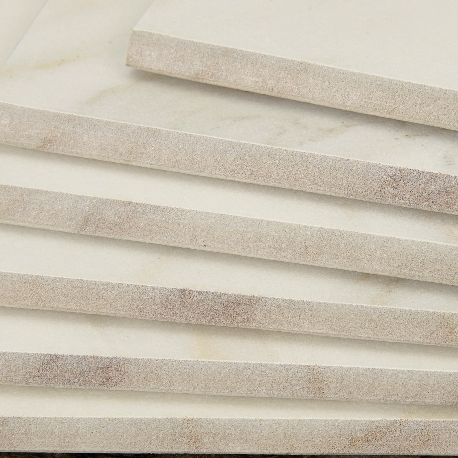 slide 2 of 6, allen + roth Arabescato Gold 3-in x 12-in Glazed Porcelain Bullnose Tile, 1 ct