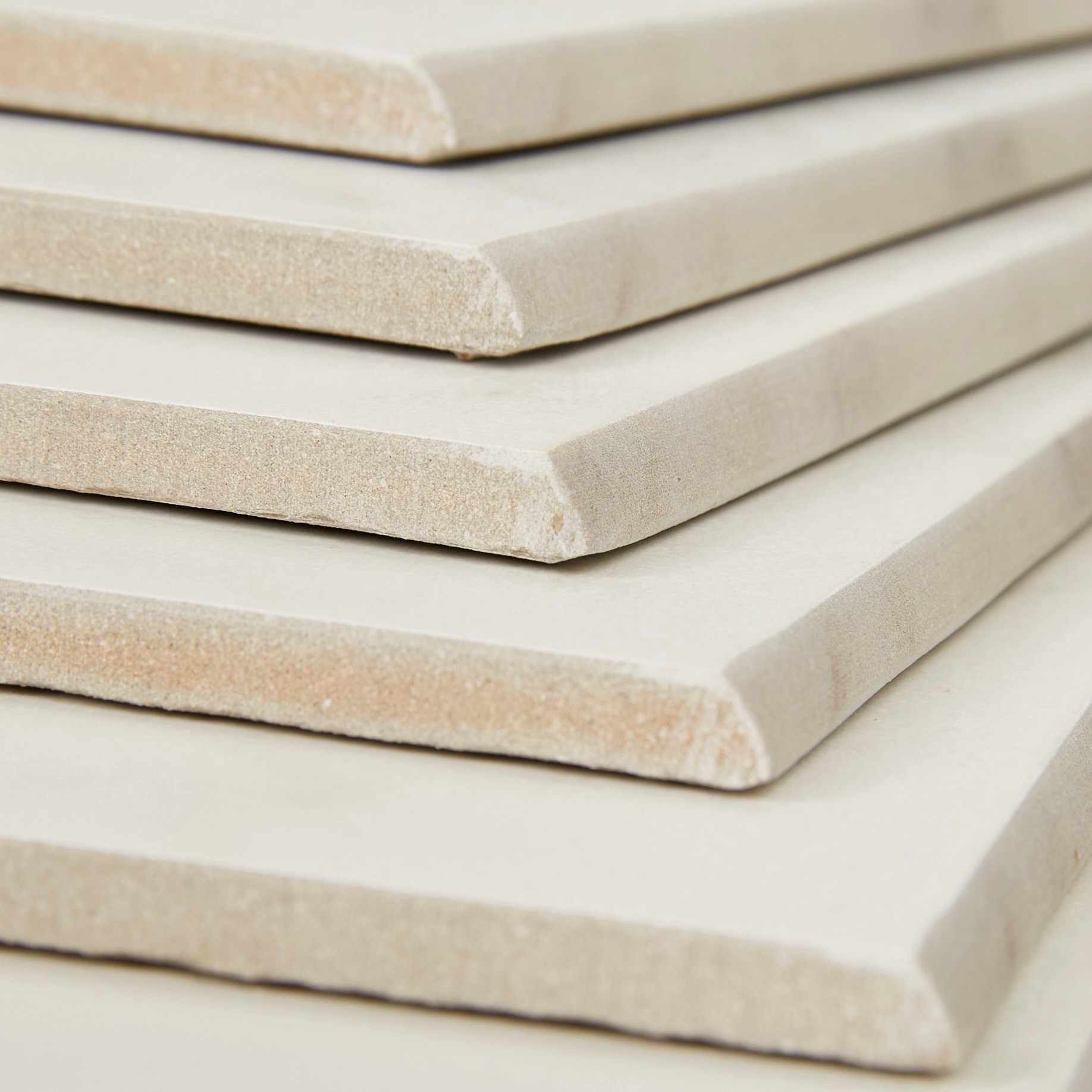 slide 3 of 6, allen + roth Arabescato Gold 3-in x 12-in Glazed Porcelain Bullnose Tile, 1 ct