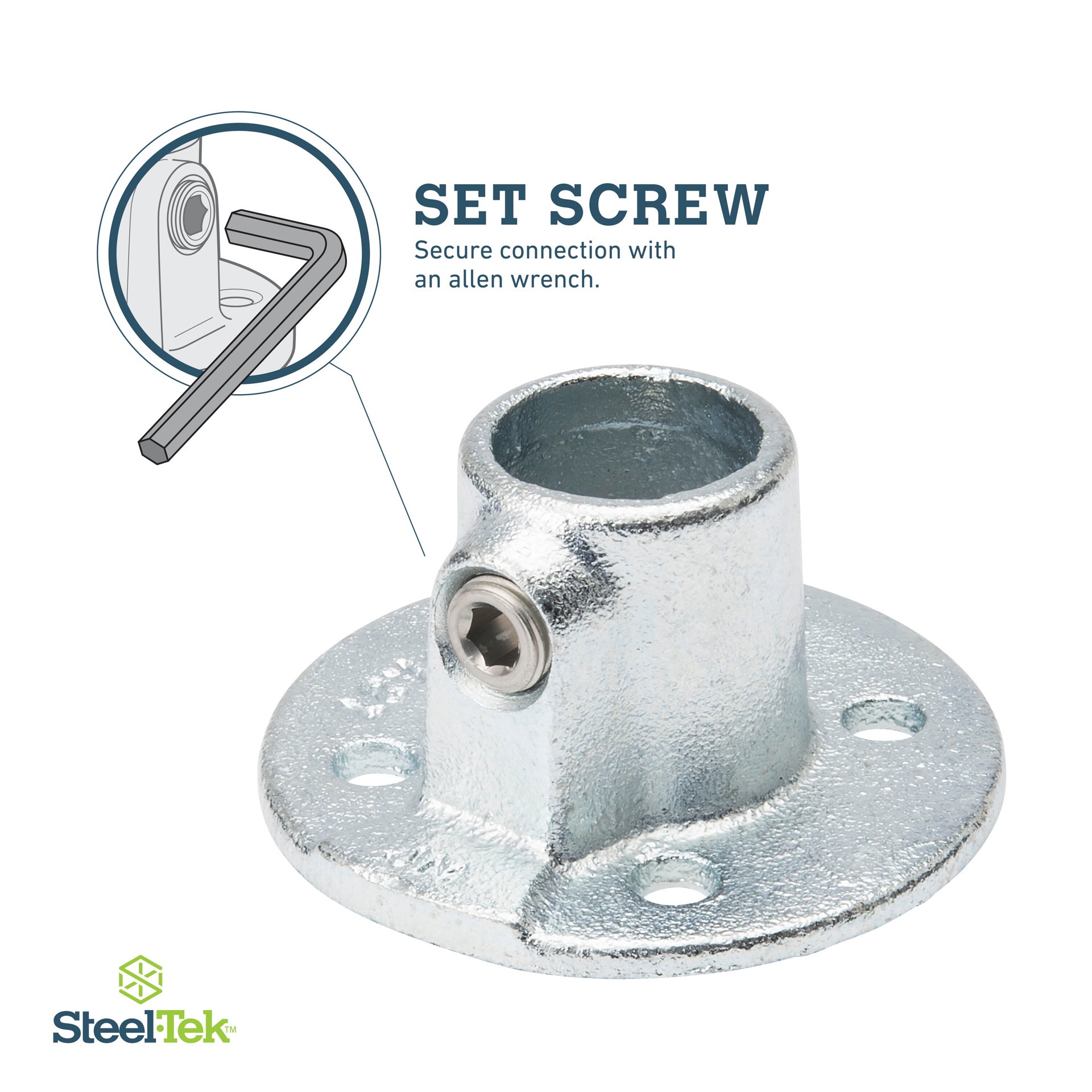 slide 5 of 6, SteelTek 2 -Pack 2-in Rubber Swivel Caster, 1 ct