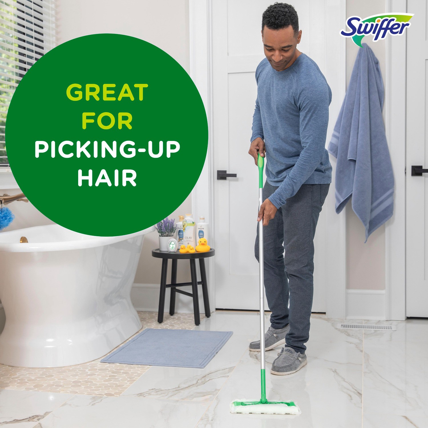slide 5 of 6, Swiffer Sweeper Heavy Duty Dry Microfiber Refill 20 -Pack, 1 ct