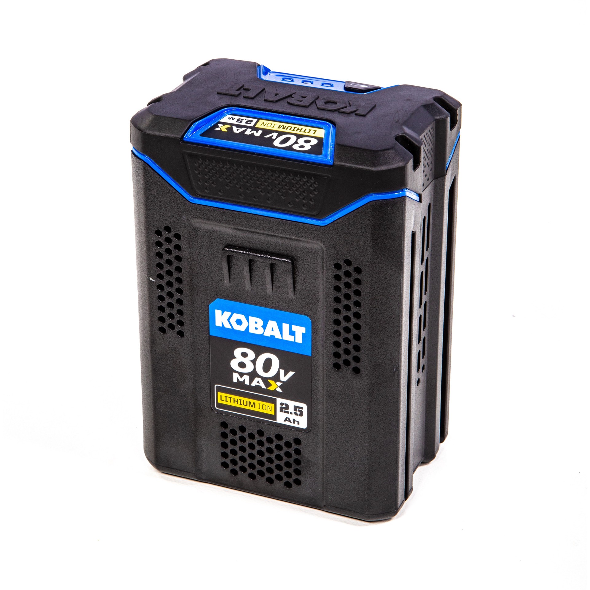 slide 2 of 6, Kobalt 80 -Volt, 2.5 Ah 1 -Pack Lithium Ion (Li-ion) Battery, 1 ct