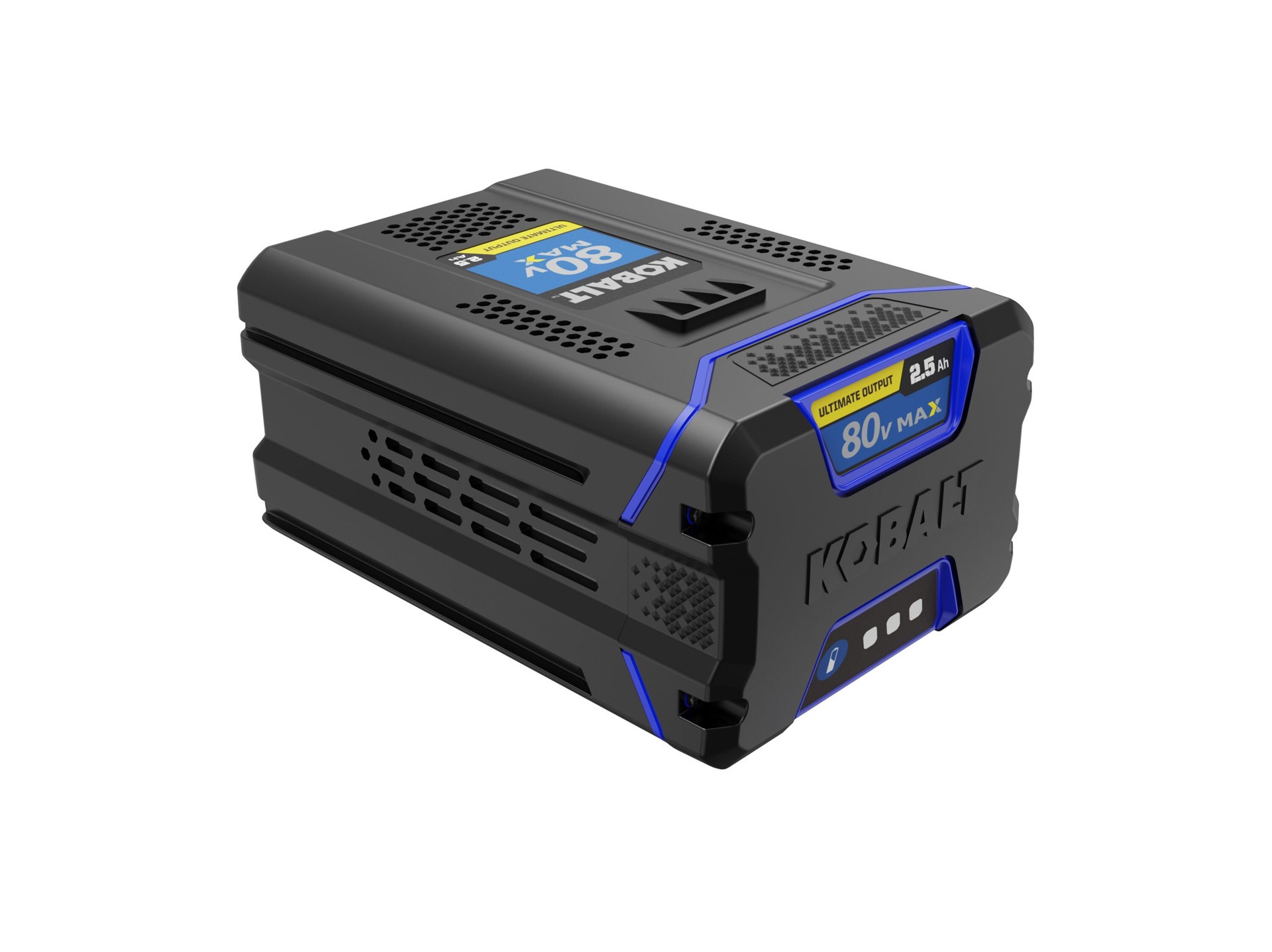 slide 6 of 6, Kobalt 80 -Volt, 2.5 Ah 1 -Pack Lithium Ion (Li-ion) Battery, 1 ct