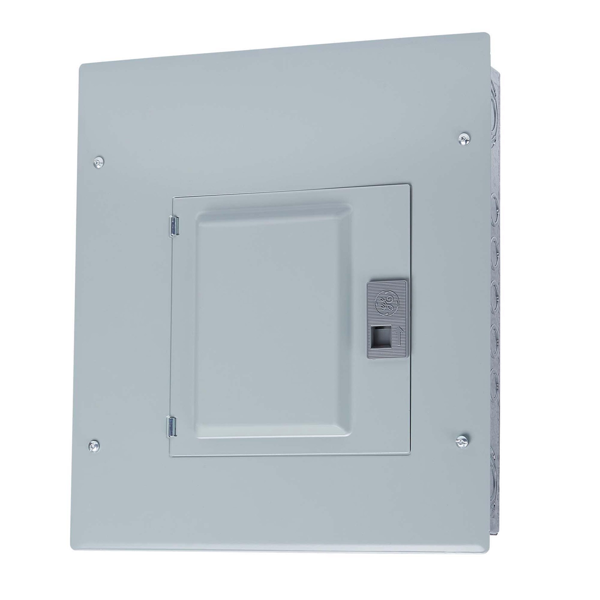 slide 2 of 6, GE PowerMark Gold 125 -Amp 12 -Spaces 22 -Circuit Indoor Main Breaker Load Center (Value Pack), 1 ct