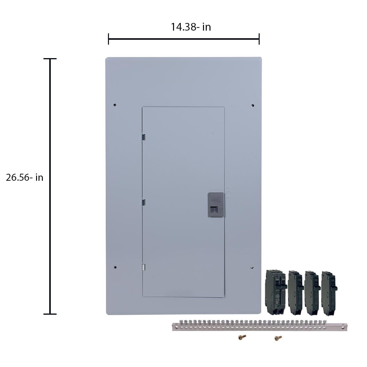 slide 4 of 6, GE PowerMark Gold 200 -Amp 20 -Spaces 40 -Circuit Indoor Main Lug Load Center (Value Pack), 1 ct