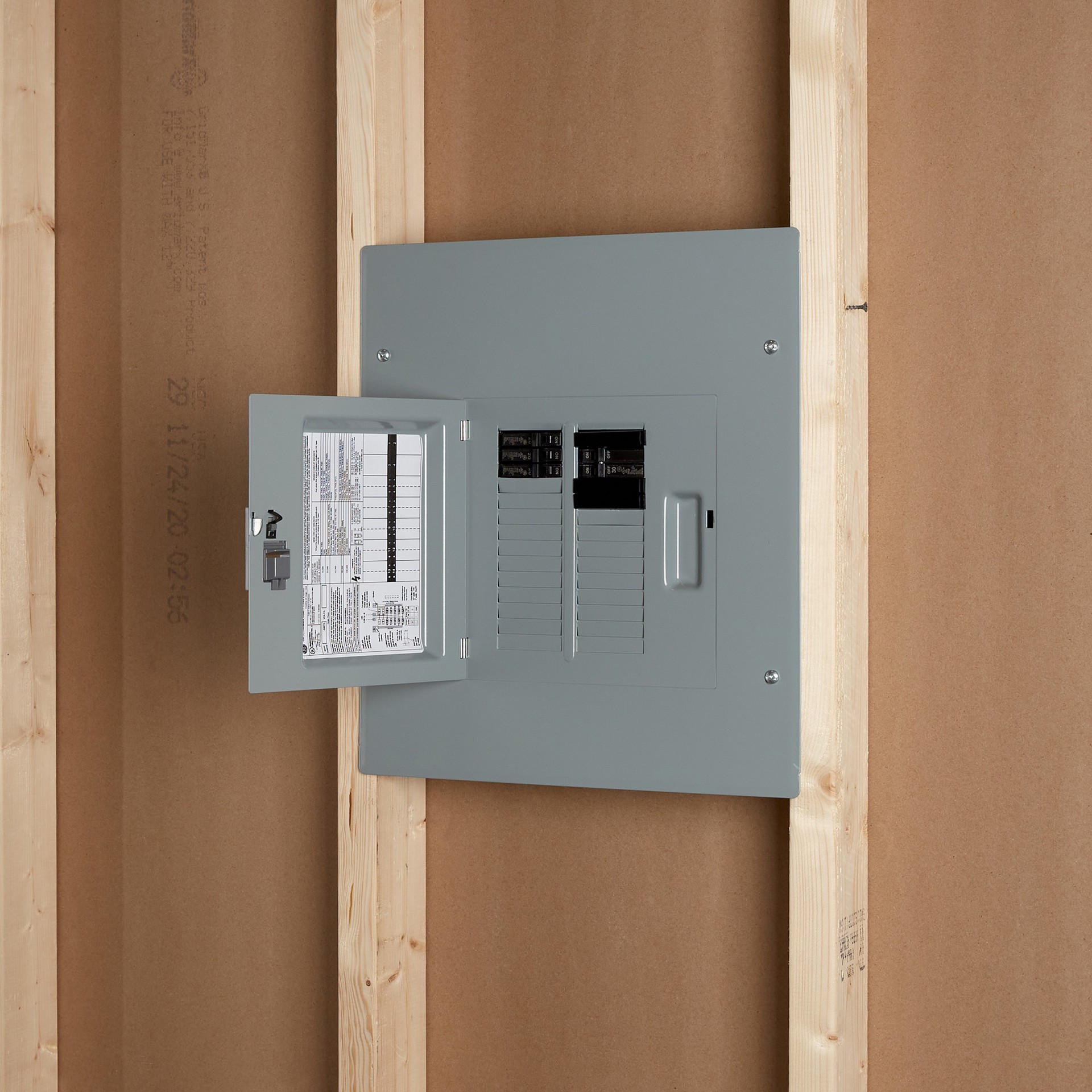 slide 3 of 6, GE PowerMark Gold 125 -Amp 14 -Spaces 24 -Circuit Indoor Convertible Main Lug Load Center (Value Pack), 1 ct