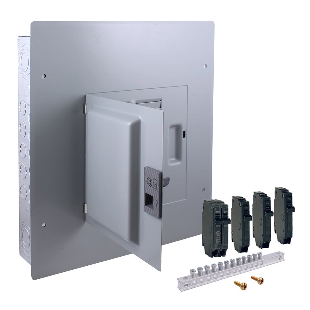 slide 6 of 6, GE PowerMark Gold 125 -Amp 14 -Spaces 24 -Circuit Indoor Convertible Main Lug Load Center (Value Pack), 1 ct