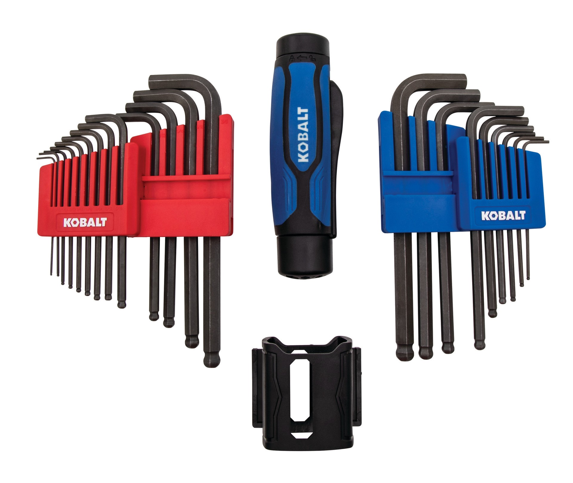 slide 3 of 6, Kobalt Assorted Metric and standard (SAE) 22 -Pieces Ball End Hex key set, 1 ct