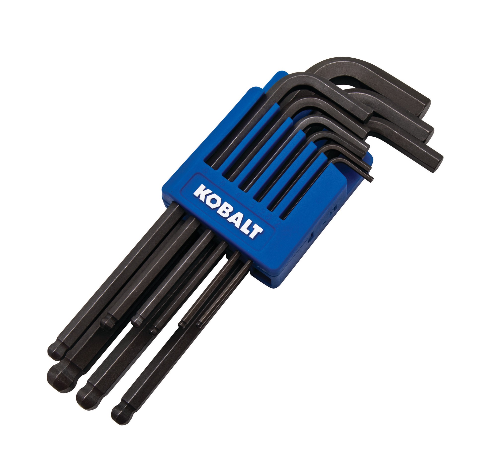 slide 4 of 6, Kobalt Assorted Metric and standard (SAE) 22 -Pieces Ball End Hex key set, 1 ct