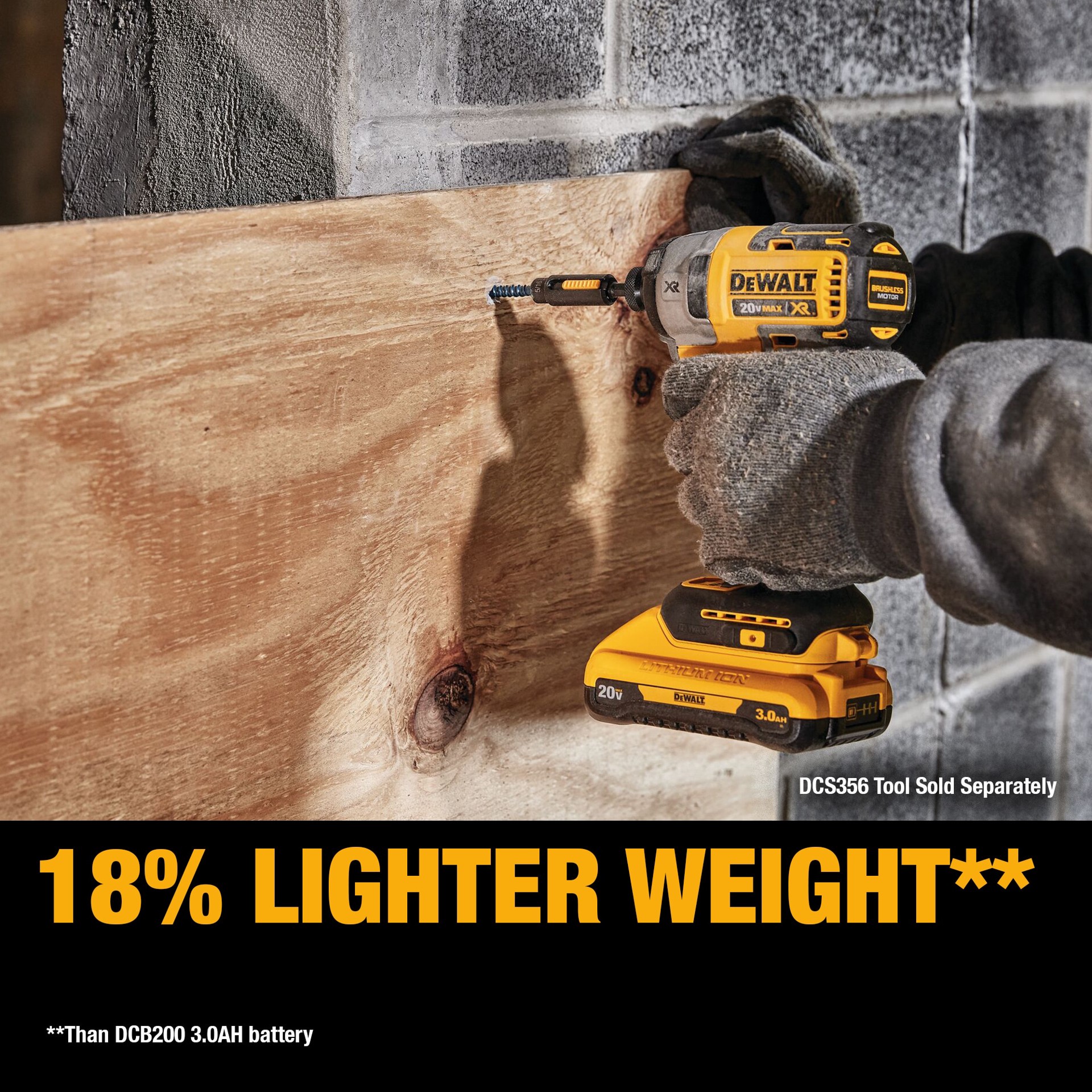 slide 5 of 6, DEWALT 20 -Volt 2.0 -Pack Lithium-ion ( 3.0 Ah 3.0 Ah Battery ), 1 ct