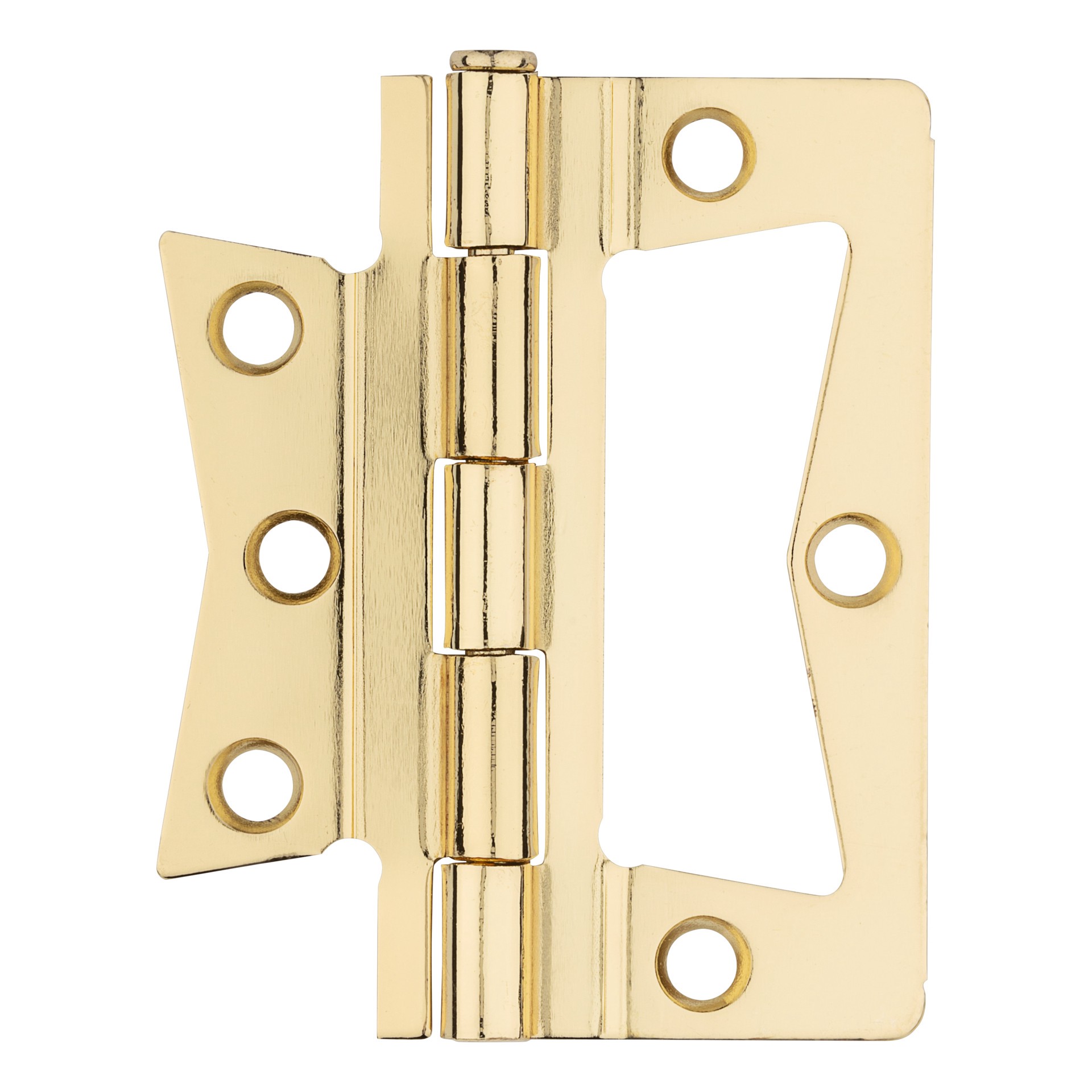 slide 2 of 6, RELIABILT 3-in Polished brass Non-Mortise Bi-Fold Door Hinge, 1 ct