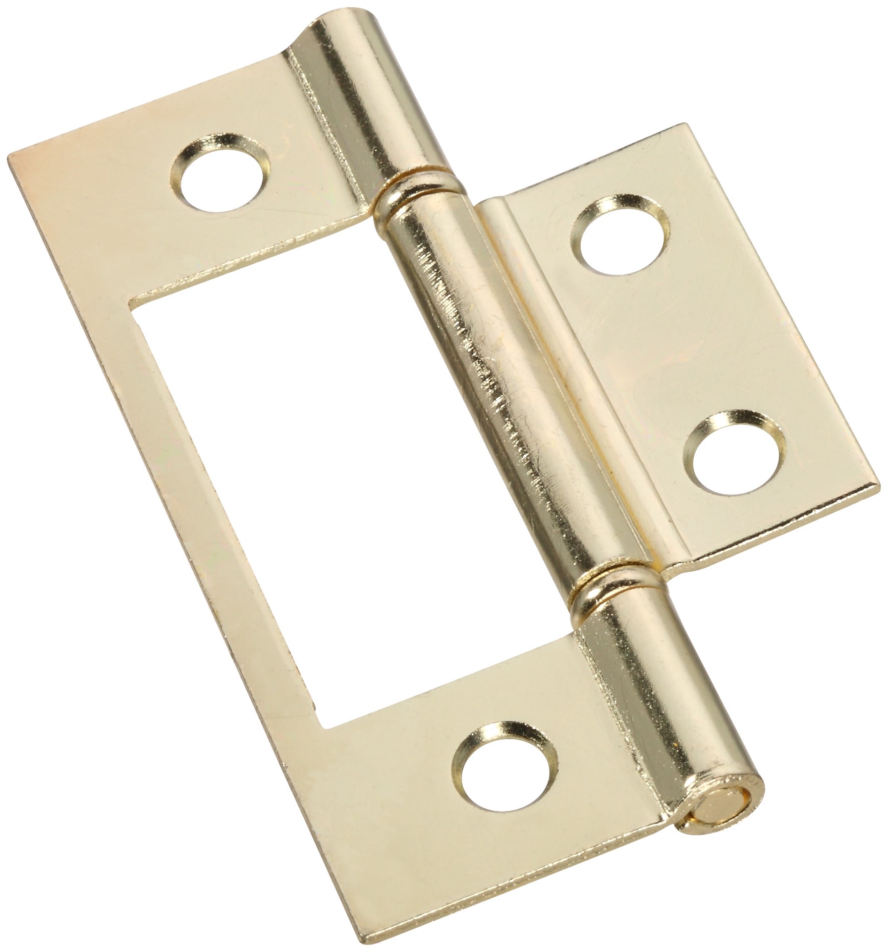 slide 1 of 6, RELIABILT 3-in Polished brass Non-Mortise Bi-Fold Door Hinge 2 -Pack, 1 ct
