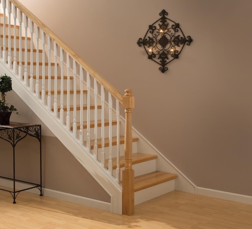 slide 2 of 5, L.J. Smith Stair Systems 34.0-in x 1.25-in Primed Poplar Square top Flat Stair Baluster, 1 ct