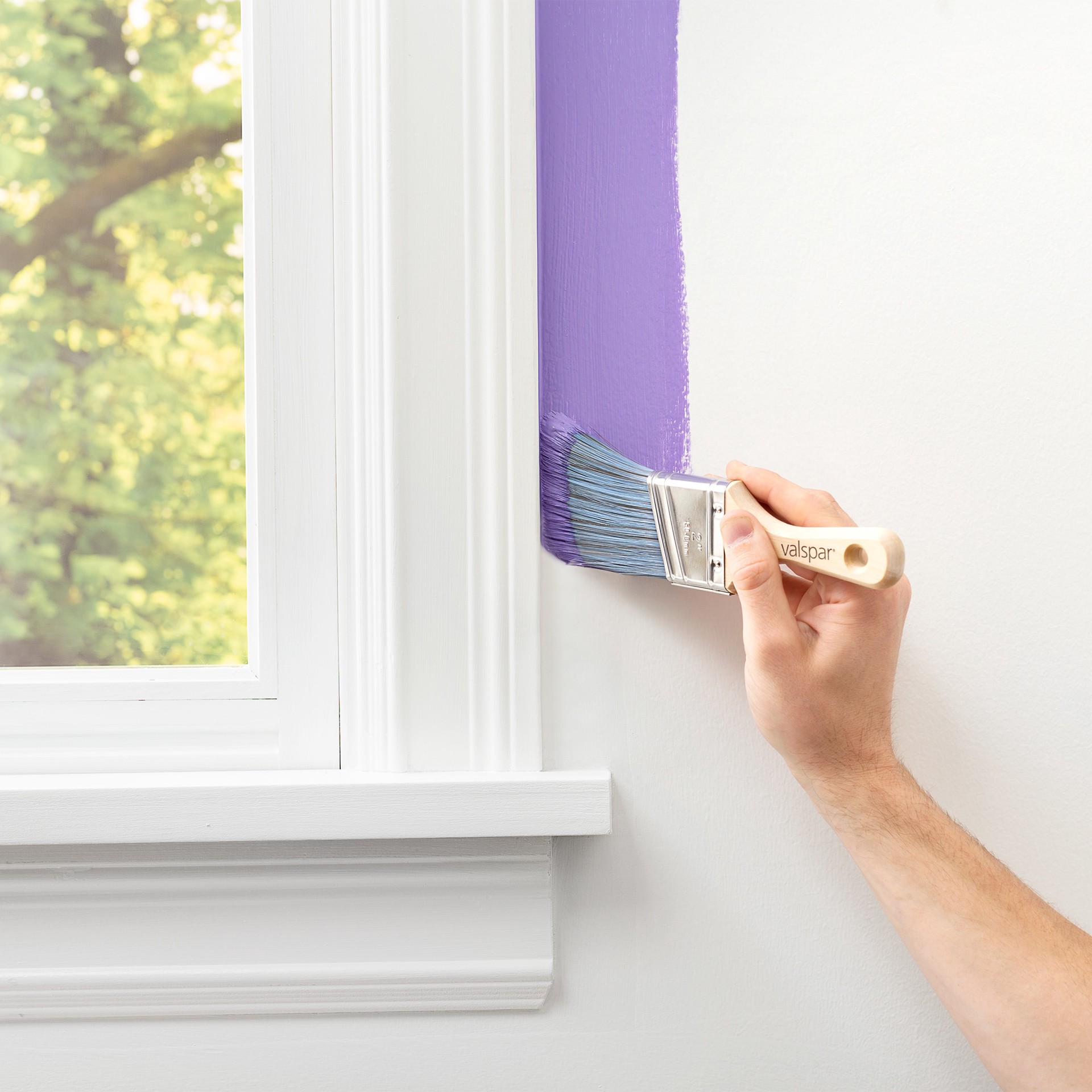 slide 6 of 6, Valspar Wall and Trim Multiple Sizes Reusable Flat and angle Wall Trim Brush 3 -Pack, 1 ct