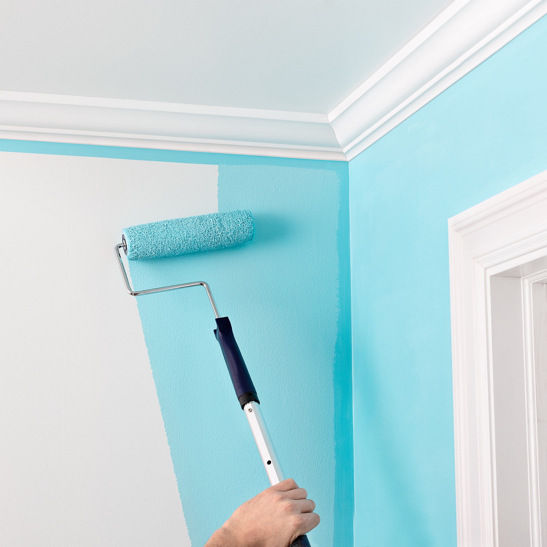 slide 5 of 6, Valspar 6 -Pack 9.0-in x 3/8-in Nap Walls and Ceilings Standard Knit Paint Roller Cover, 1 ct