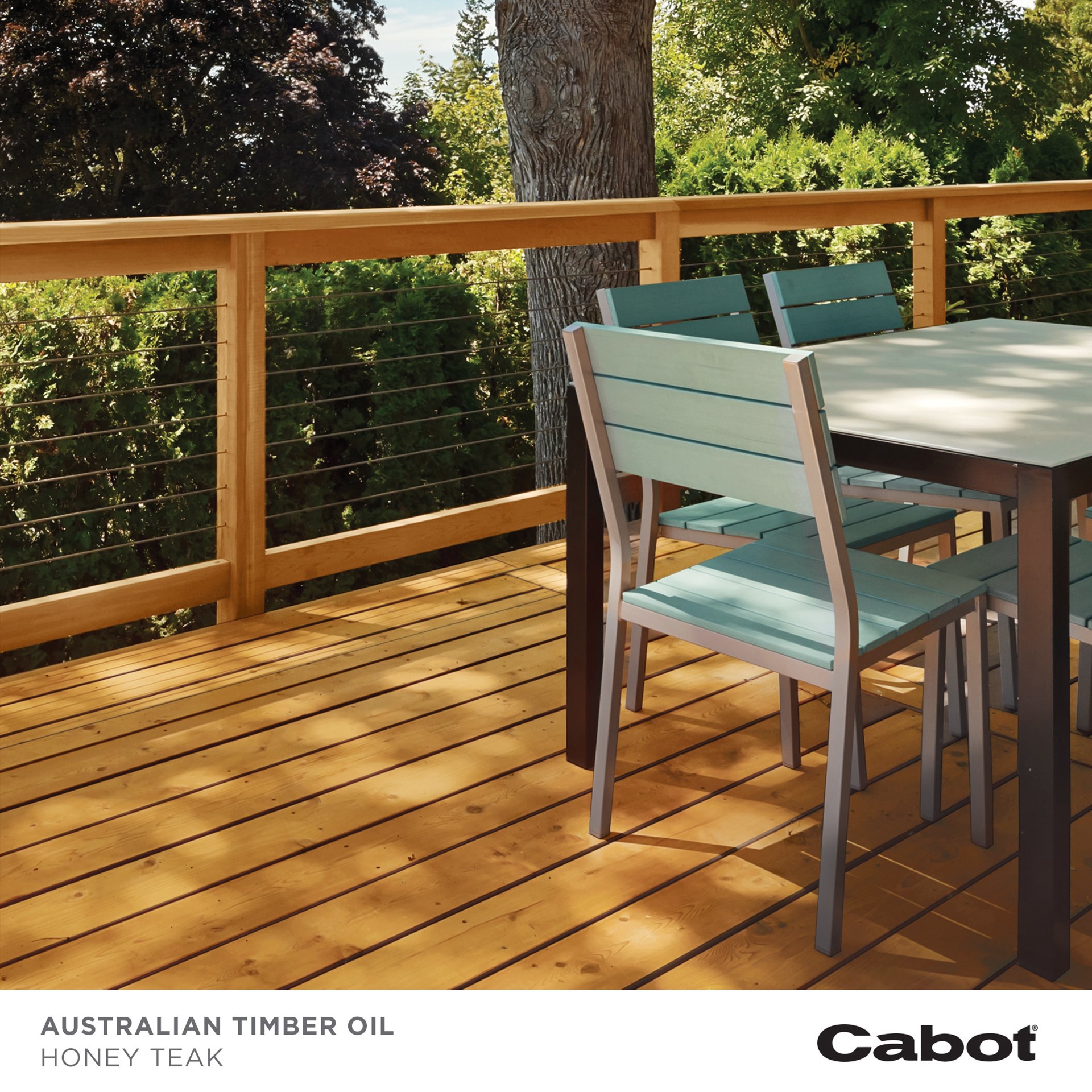 slide 4 of 6, Cabot Australian Timber Oil Pre-tinted Honey Teak Transparent Exterior Wood Stain (5-Gallon), 1 ct