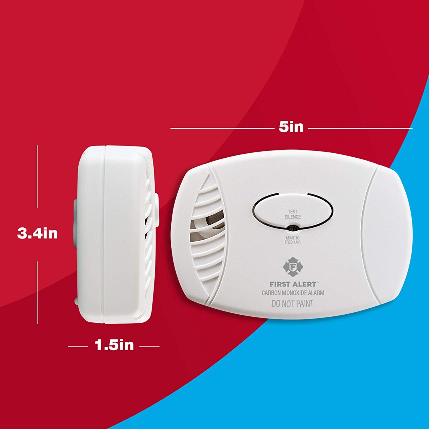 slide 6 of 6, First Alert Battery-operated Carbon Monoxide Detector, 1 ct