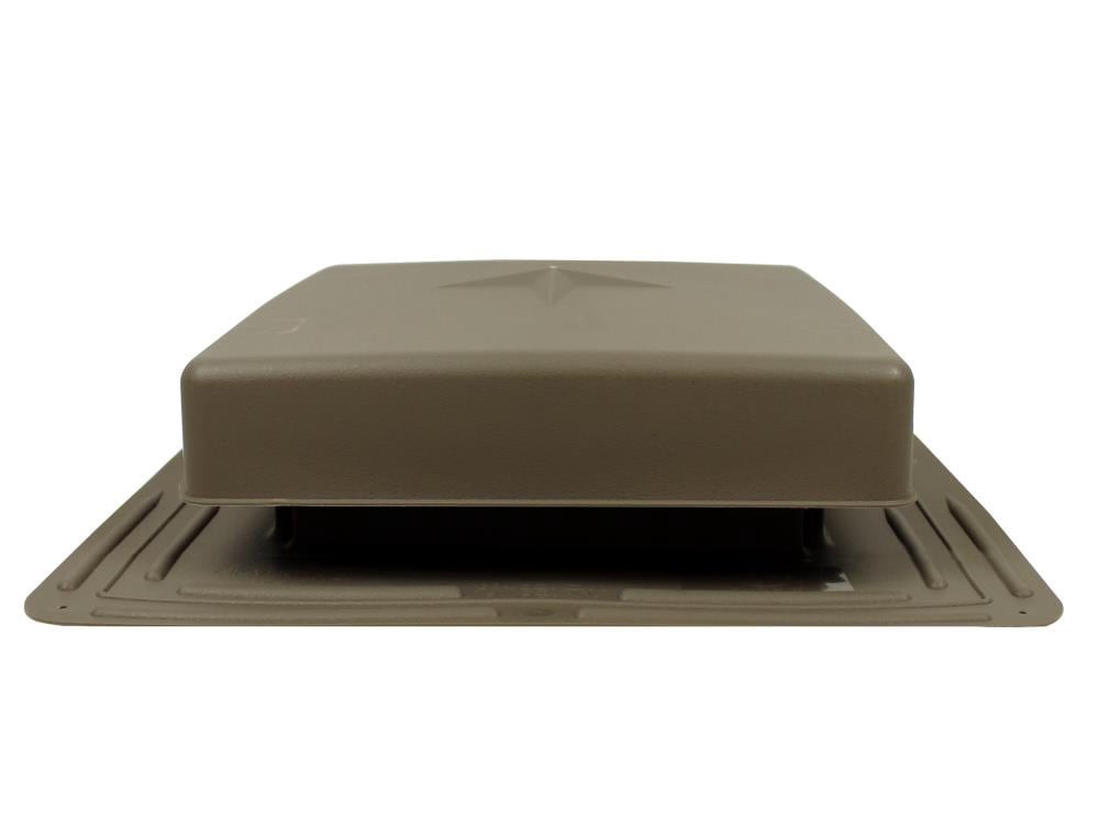 slide 2 of 6, Air Vent RVP61 WeatherWood Plastic Square Roof Louver, 1 ct