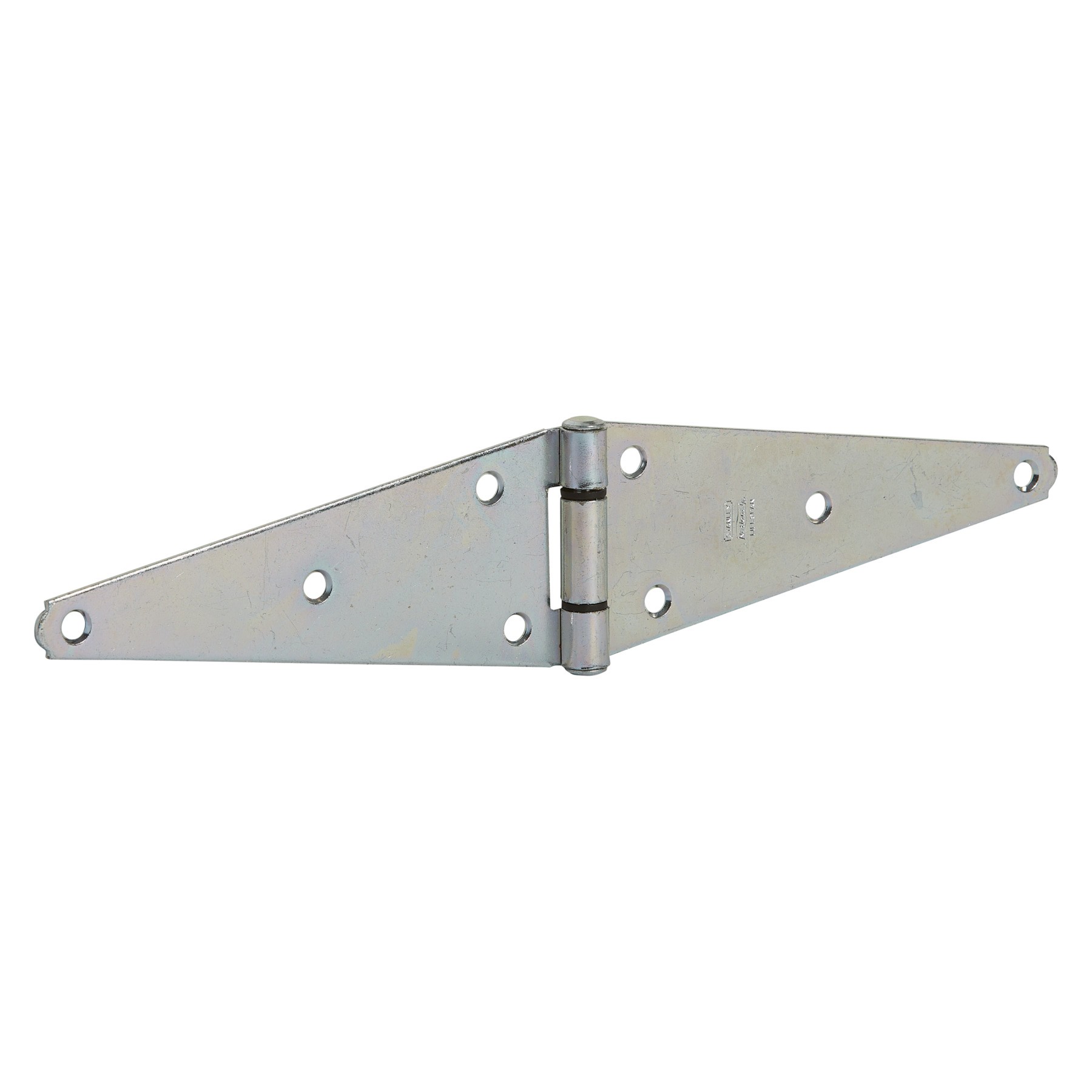 slide 2 of 6, National Hardware 8-in H Silver Strap Exterior Door Hinge, 1 ct