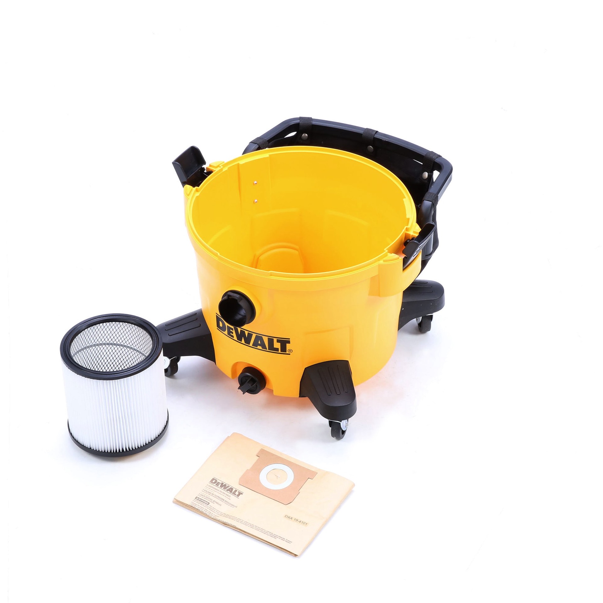 slide 5 of 6, DEWALT 9-Gallon 5 HP Corded Wet/Dry Shop Vacuum with Accessories Included, 1 ct