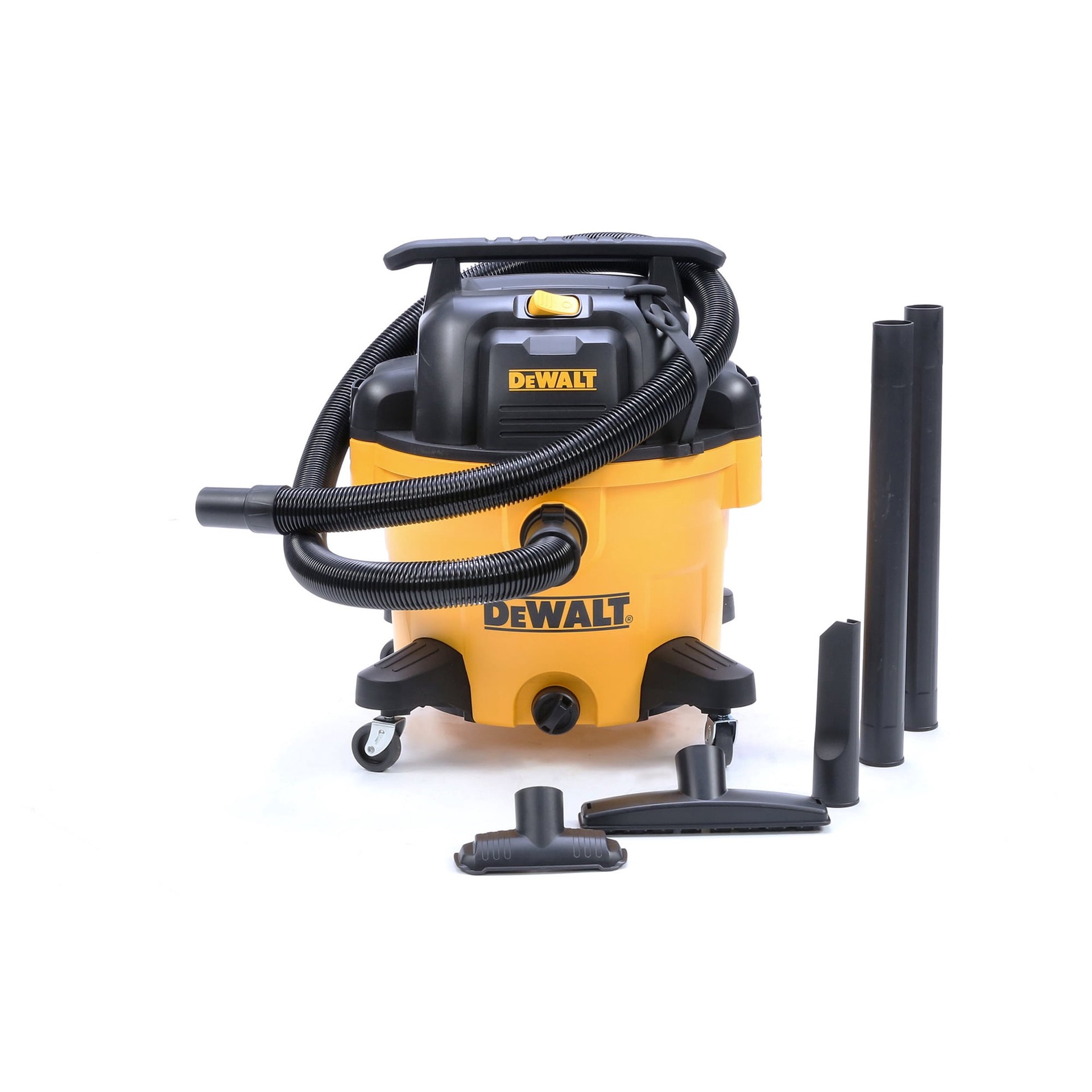 slide 1 of 6, DEWALT 9-Gallon 5 HP Corded Wet/Dry Shop Vacuum with Accessories Included, 1 ct