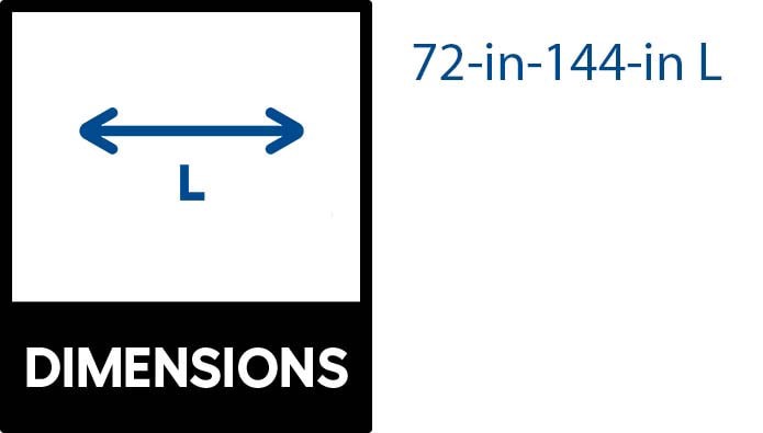 slide 3 of 6, allen + roth 72-in to 144-in Black Steel Single Curtain Rod, 1 ct