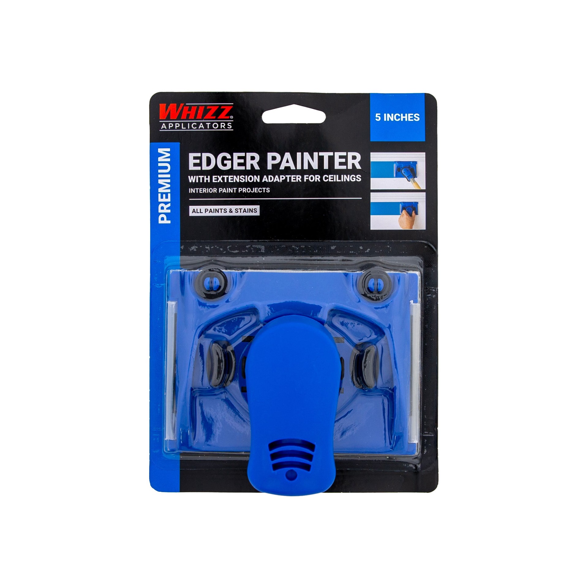 slide 1 of 4, WHIZZ 3.5-in x 7.625-in Premium Ceilings and Walls Plastic Paint edger, 1 ct