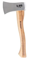Kobalt 1.25-lb Forged steel Camp axe with 14-in Hickory Handle
